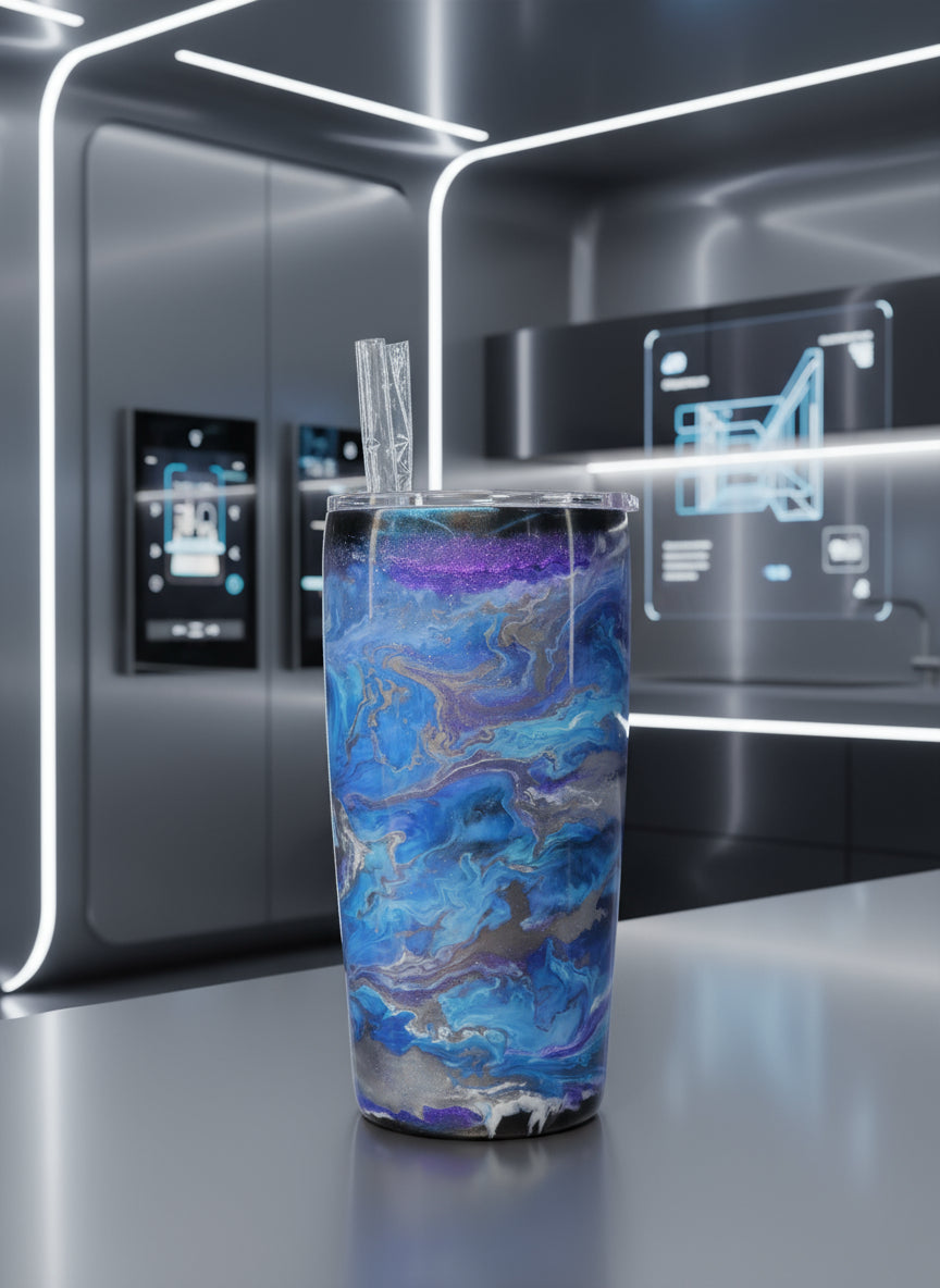 Purple Shallow 22 oz. Tapered Cup