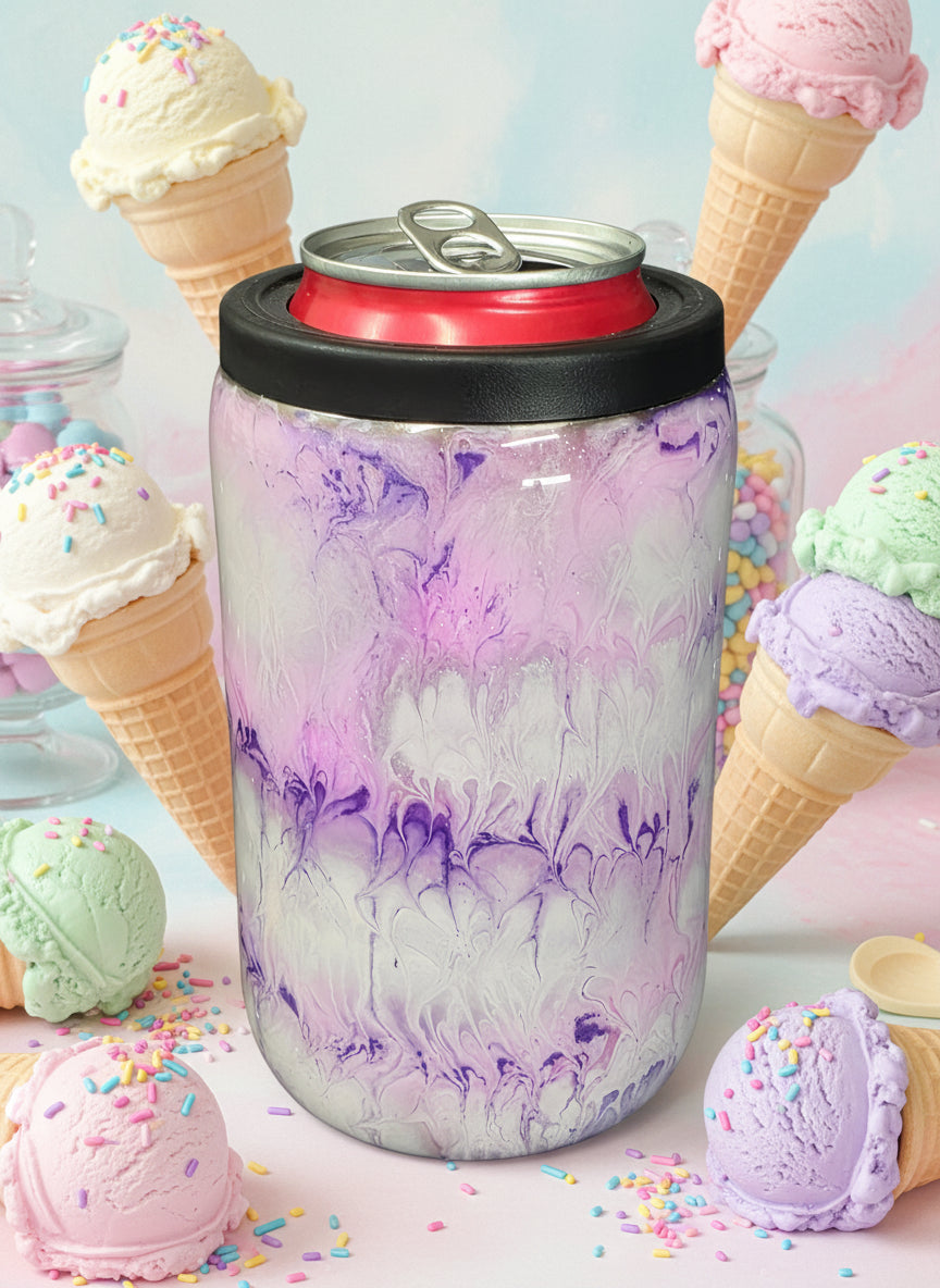 Melted Ice Cream 12 oz. Dual Bottle Can Koozie