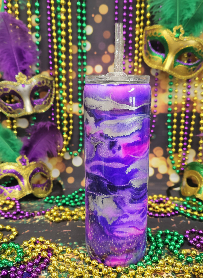 Mardi Party 20 oz. Skinny Cup