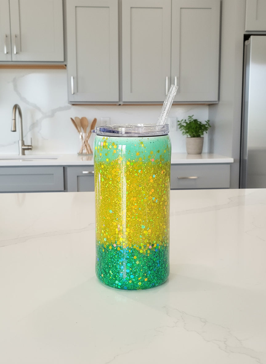 Lucky Mom 12 oz. Skinny Can Koozie
