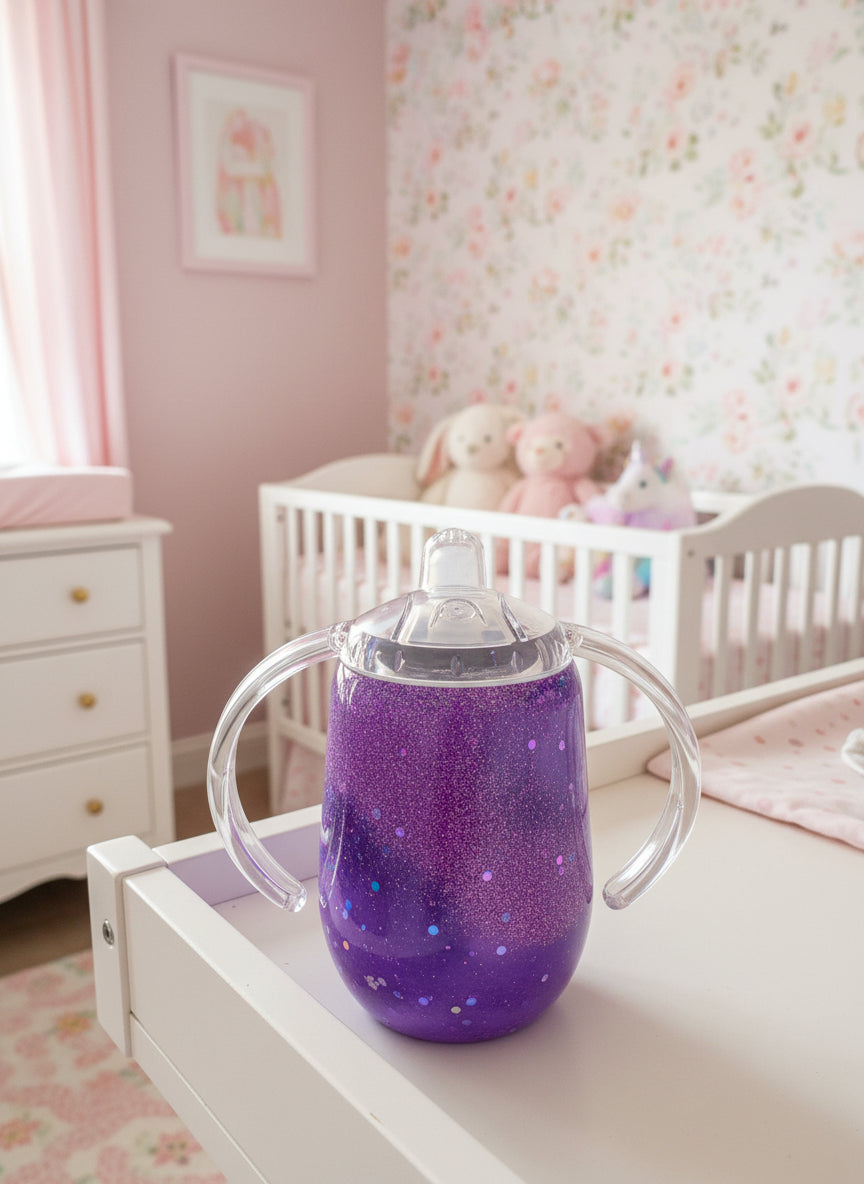 8 oz. Playful Purple Sippy Cup