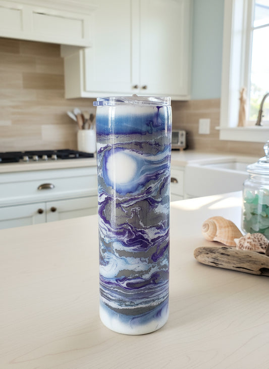 Solar Silver 30 oz. Tall Skinny Cup