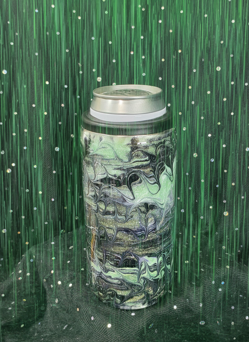 Mystic Mint 12 oz. Dual Slim Can Koozie