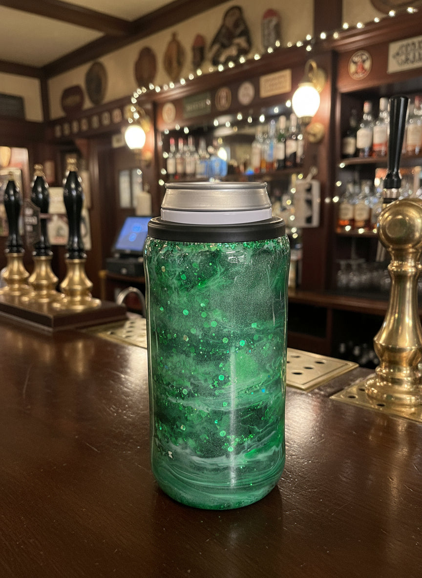O'l Lucky 12 oz. Dual Slim Can Koozie