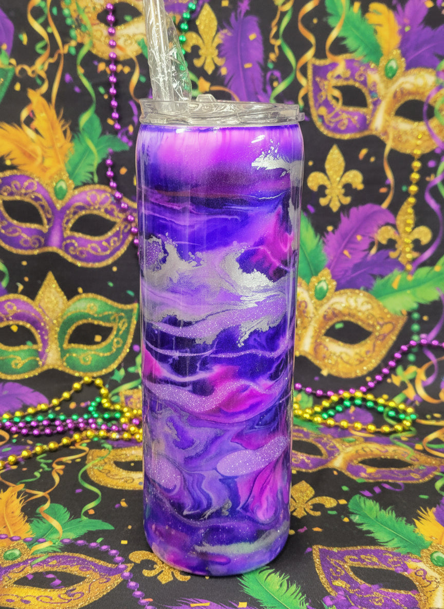 Mardi Party 20 oz. Skinny Cup