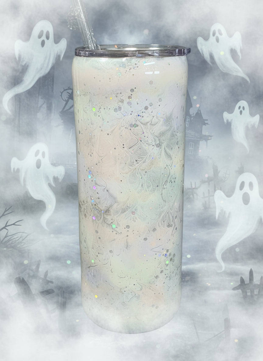 Ghostly Glitter 30 oz. Thick Cup